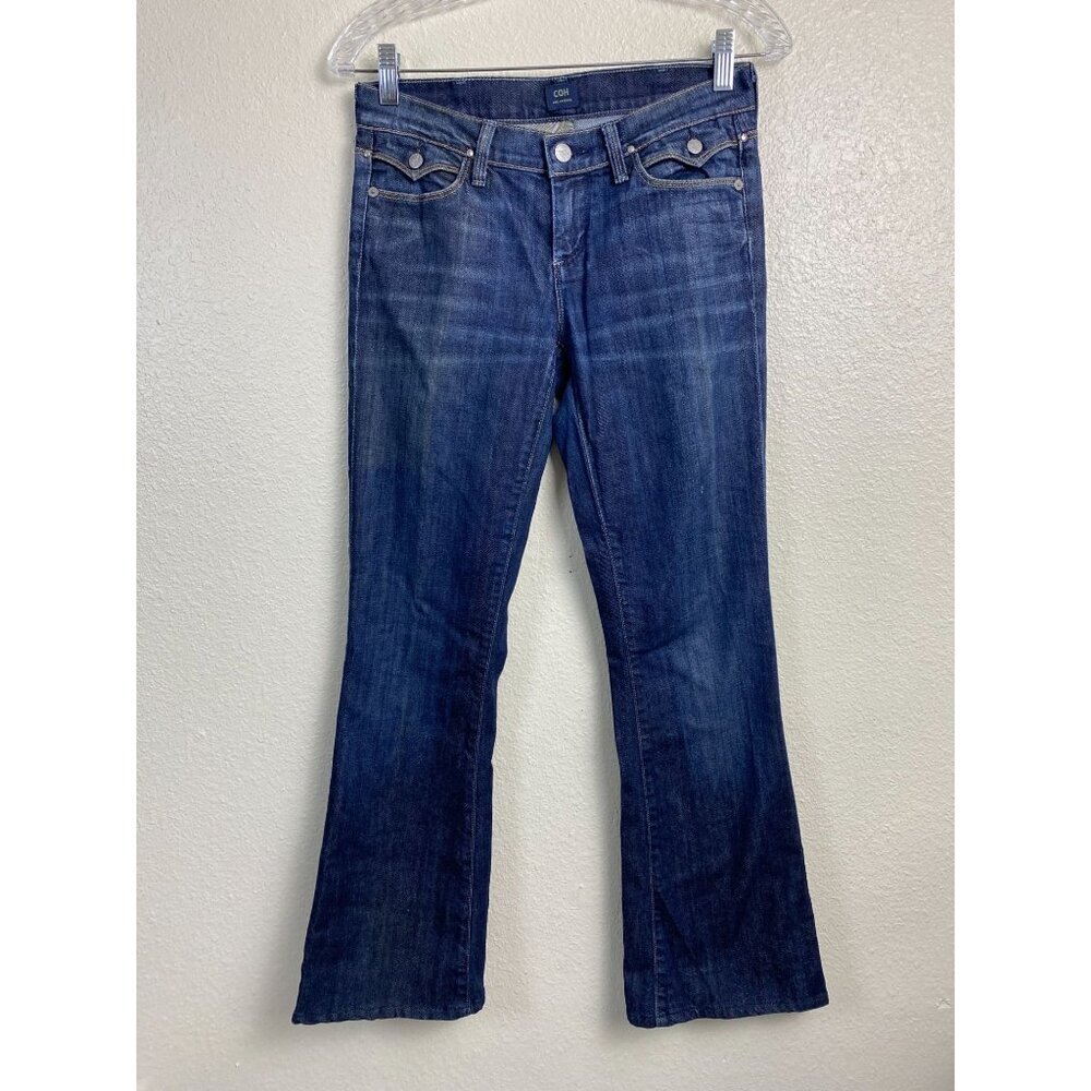 Citizens Of Humanity Flare Wide Leg Blue Jeans Size 26 Western Cowboy Cowgirl